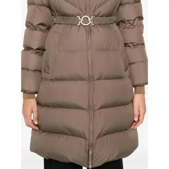 NEW, Moncler Brou coat in Taupe Grey Size 5 #DC513